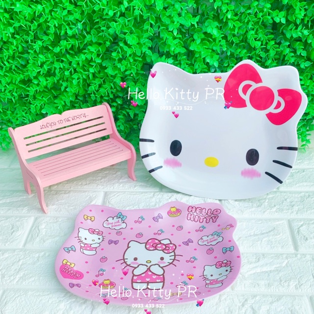 Dĩa cao cấp Hello Kitty