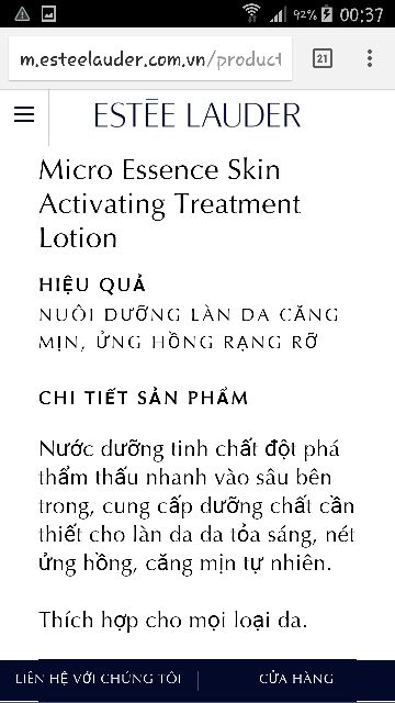 [ MINI ] Estee Lauder Nước thần Micro essence toner