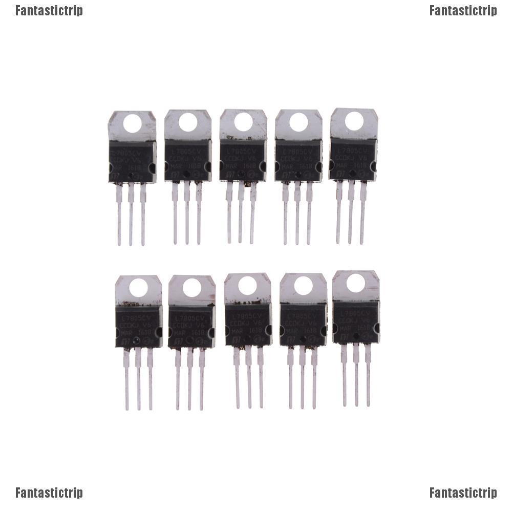 Set 10 Bộ Điều Chỉnh Điện Áp Micro L7805Cv L7805 Sang 220 Chuyên Dụng