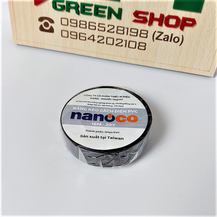 Băng keo cách điện Nanoco chính hãng