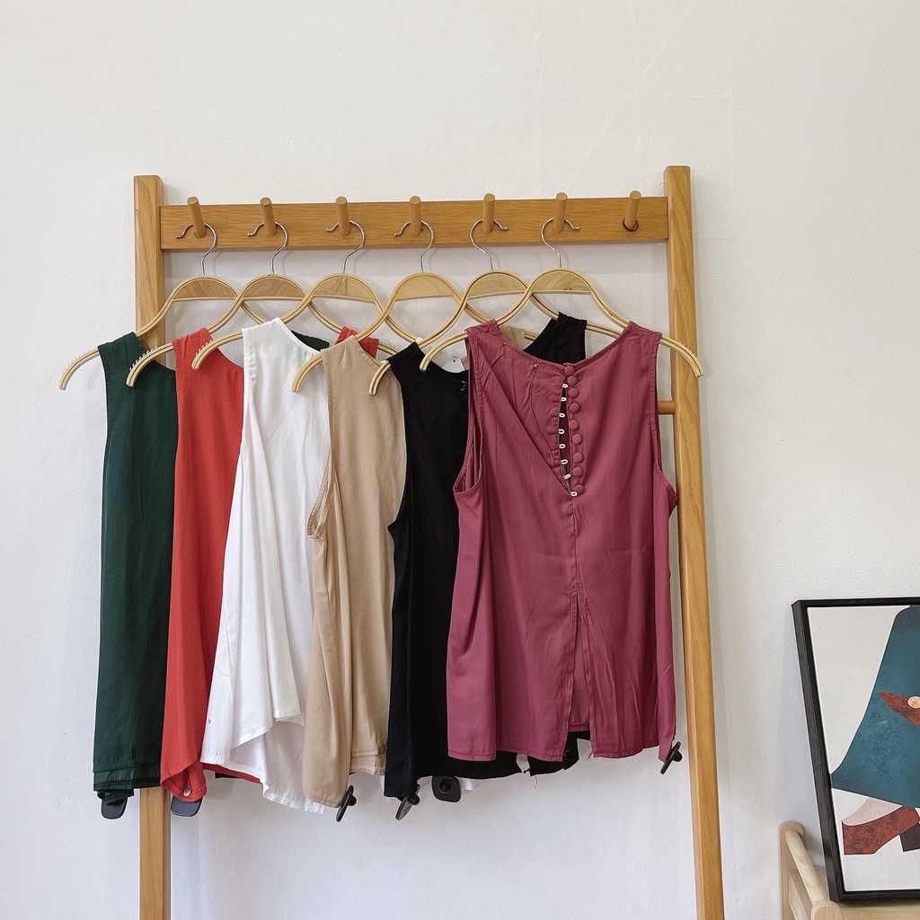 Áo Sát Nách Nút Bọc Lưng - 41789