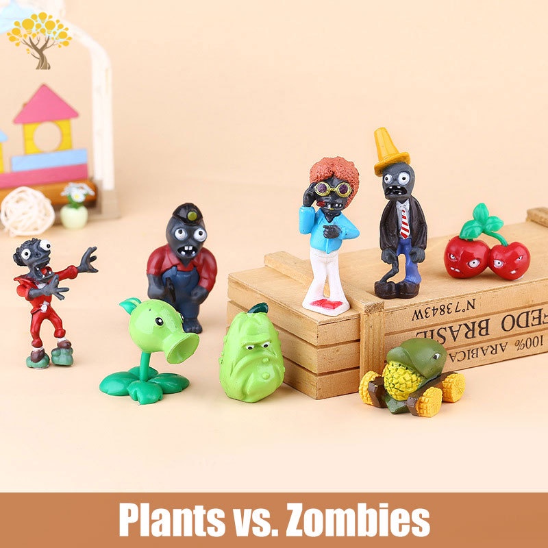 Set 8 mô hình nhân vật game Plants Vs Zombies bằng PVC