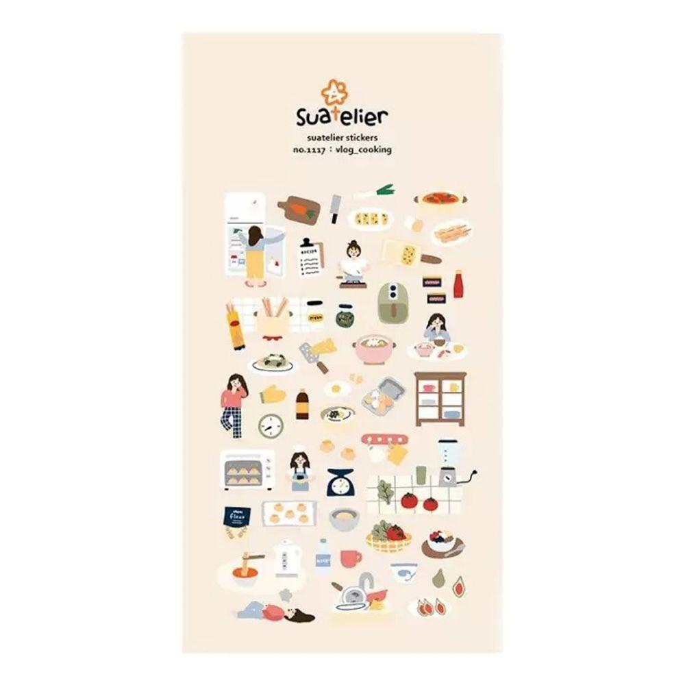 Pewany Nhãn Dán Giấy Cao Trang Trí Nhật Ký / Điện Thoại / Sổ Tay DIY Phong Cách Hàn Quốc