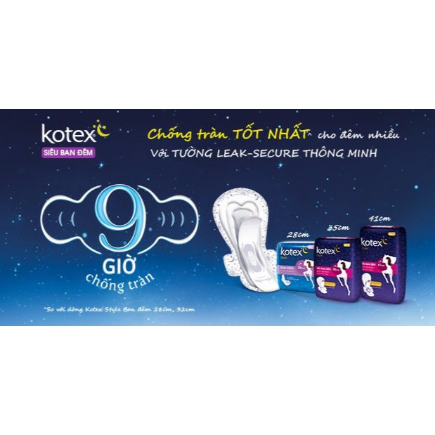 Băng vệ sinh Kotex khô thoáng siêu mỏng cánh/ dày cánh 8 miếng