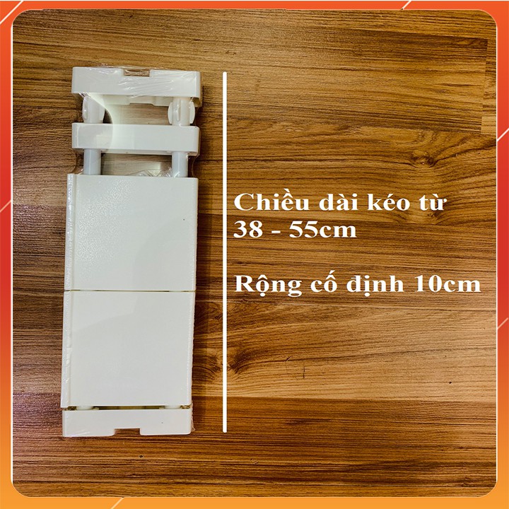 (Bản mặt 10cm) Thanh kệ chia ngăn đa năng tối ưu không gian HẸP không cần khoan vít (STIHN)