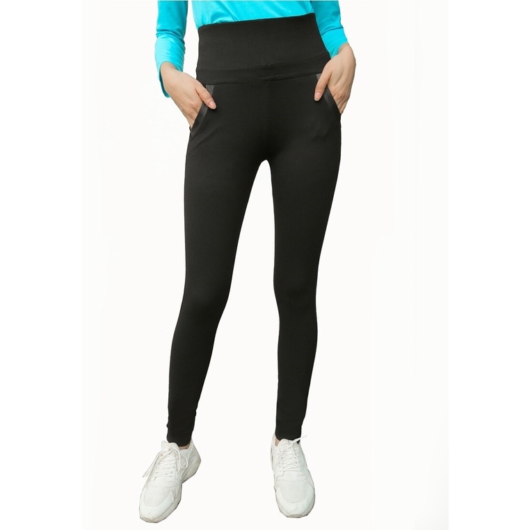 Quần legging nữ Vicci cạp cao 11p gen bụng vải umi xước cao cấp co giãn 4 chiều