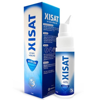 Dung dịch xịt mũi Xisat, xịt mũi nước biển sâu 75ml _ABC_official