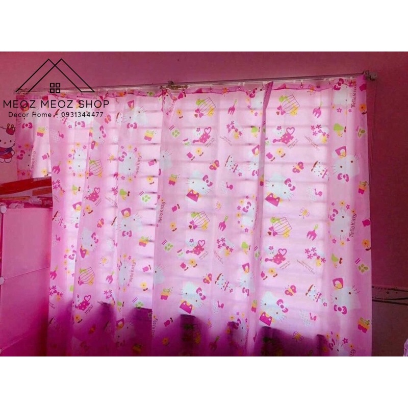 Rèm Cửa Kitty Dễ Thương 1m8*2m