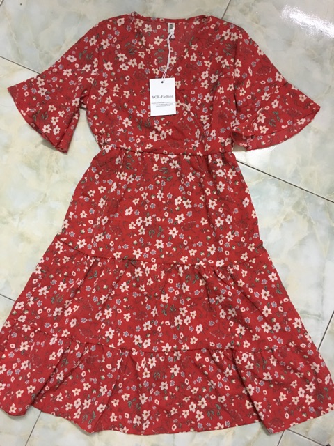 [Hàng sẵn] -Váy hoa đuôi bèo - VAY16 | BigBuy360 - bigbuy360.vn