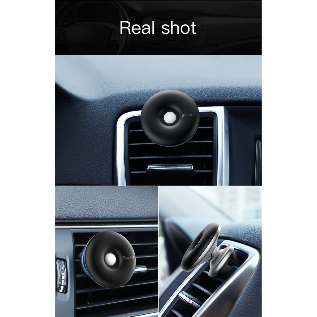 Giá giữ điện thoại 360 độ bằng nam châm trong xe hơi Baseus Star Ring Magnetic Car Bracket | BigBuy360 - bigbuy360.vn