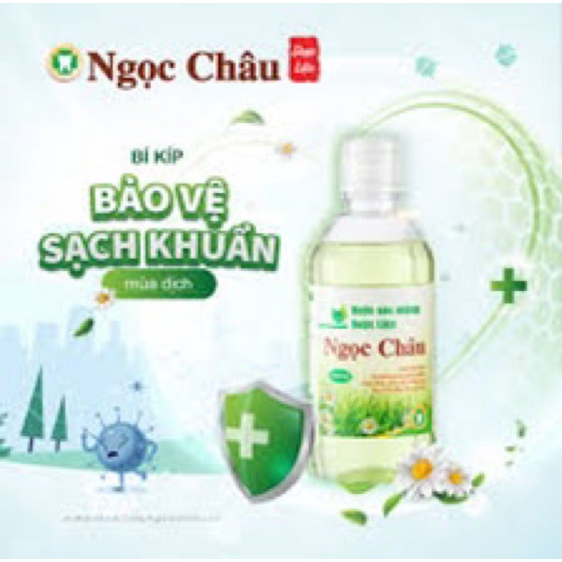 Nước Súc Miệng Ngọc Châu - Ngăn ngừa hôi miệng, nhiệt miệng