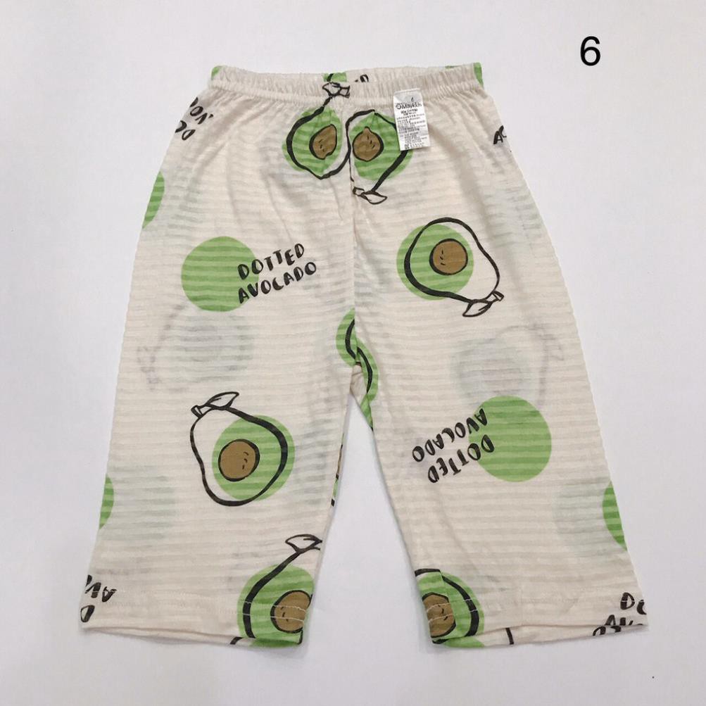 [Organic cotton] Quần lửng cotton giấy May-kids xuất Hàn size 90 (11-12kg)