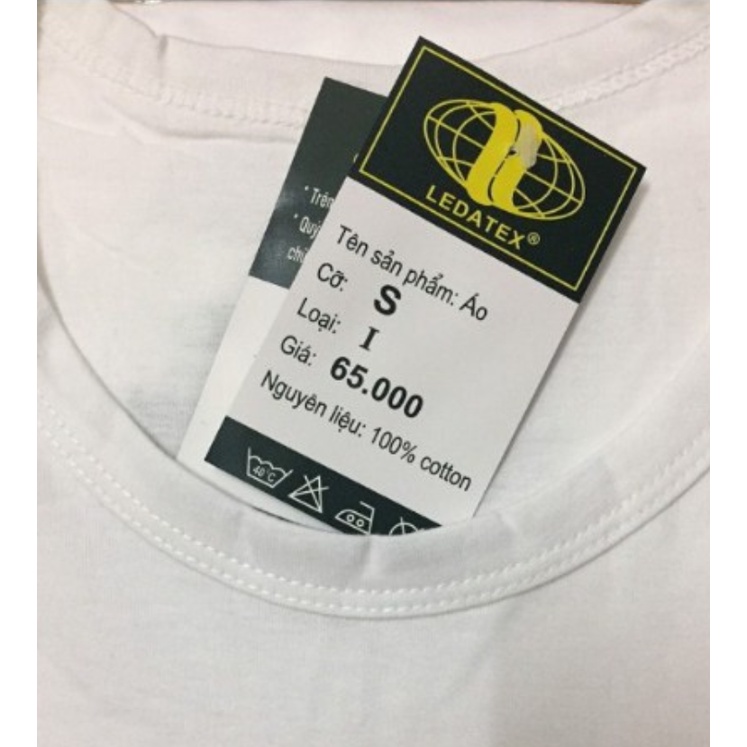 Áo 3 Lỗ Nam Trắng Trơn Lót Trong Sơ Mi Cotton Mềm Mịn Co Giãn Siêu Thấm Mồ Hôi LOTNAM