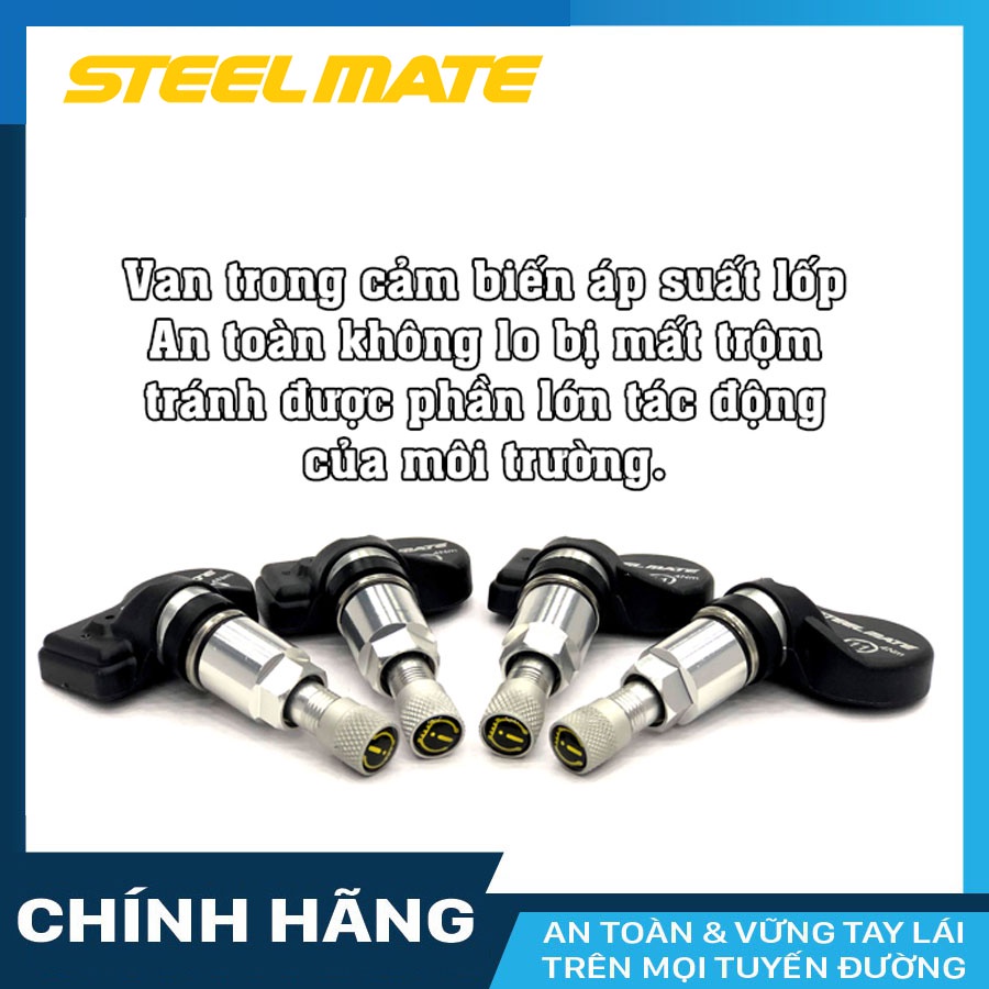 Cảm biến áp suất lốp Steelmate MT11 Chính Hãng Phân Phối - Bảo Hành 3 Năm