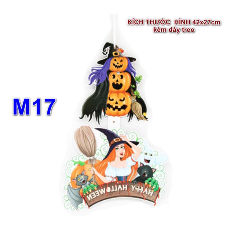 Hình treo trang trí Halloween mẫu M17