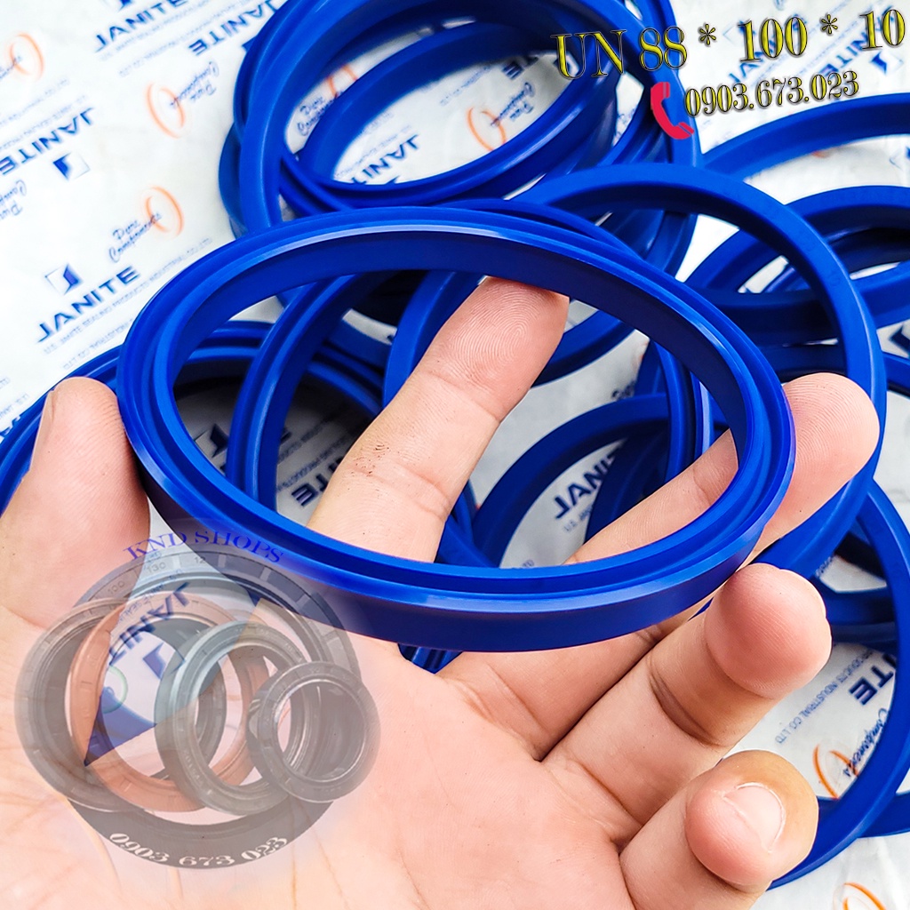 Gioăng phớt thủy lực UN 88*100*10, phớt chắn dầu thủy lực chuyên cho máy đào, máy xúc, cẩu và xe nâng | KND Shops