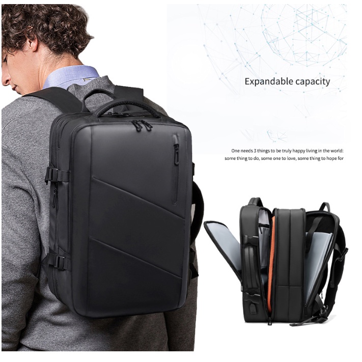 Balo nam thời trang đa năng mở rộng tiện ích cao cấp phong cách mới