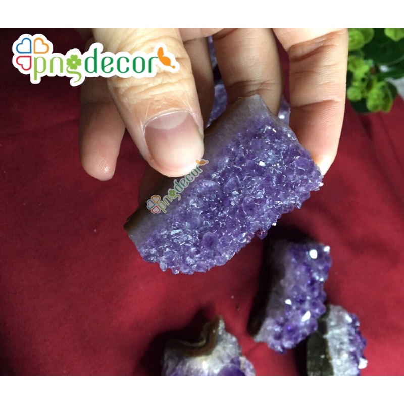100gr Raw Amethyst Vỉa Đá thô Màu Tím( vỉa nhỏ)