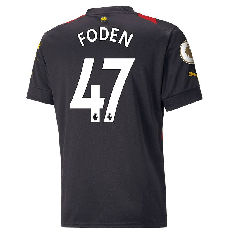 Áo Thun Bóng Đá HT1 2022-2023 Manchester City Away EPL Debuyne Foden Mahrez Bernardo Haaland Phiên Bản TH1