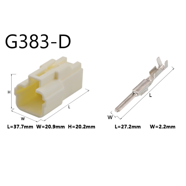 G383-Giắc cắm đầu nối kết nối xe hơi đầu nối dây nịt 6 lỗ 2.2mm