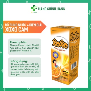 [3M PHARMA] Điện giải XOXO Cam - Bổ sung nước và điện giải vị cam cho trẻ từ 2 tuổi