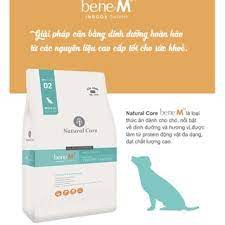 10kg THỨC ĂN NATURAL CORE BENE CHO CHÓ THỊT GÀ & CÁ HỒI hữu cơ tốt cho sức khỏe thích hợp vs mọi giống chó, mọi lứa tuổi