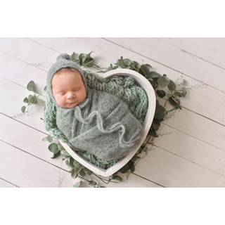 Nón kèm khăn quấn newborn