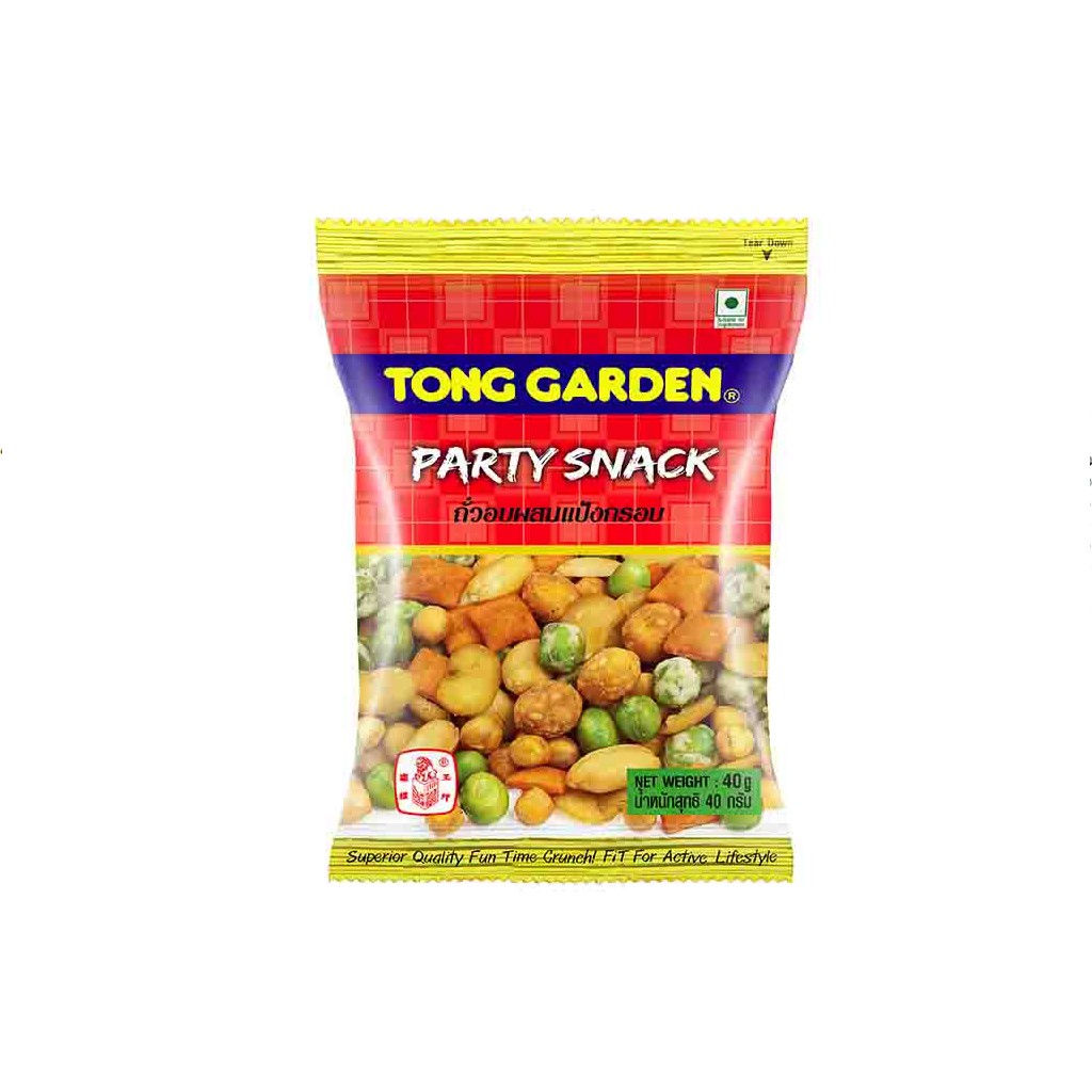 Snack và đậu hỗn hợp Tong Garden gói 40g