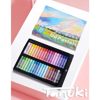[TANUKI ART] Màu sáp dầu (oil pastel) cá voi