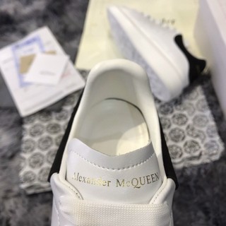 Giầy MCQUEEN TRẮNG GÓT ĐEN NỈ SC [ FREESHIP + FULLBOX ]
