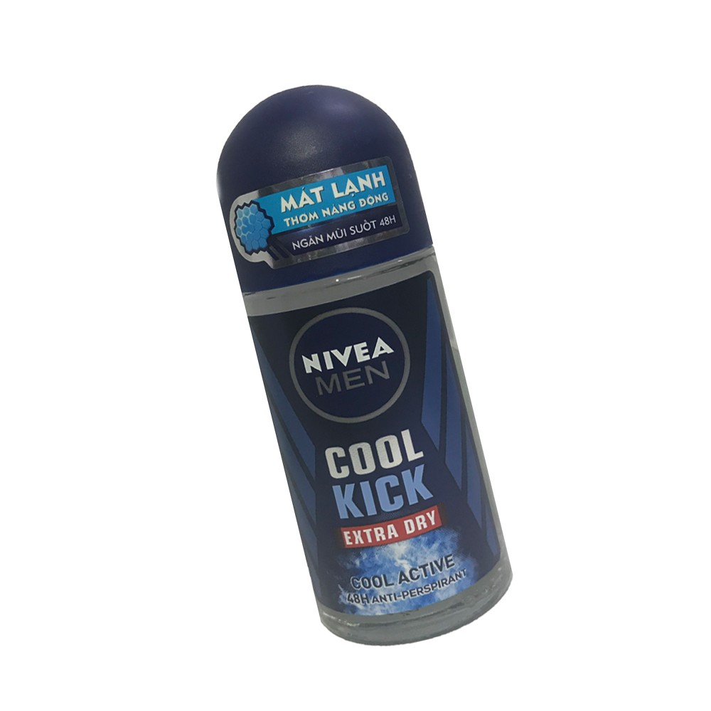 Lăn khử mùi Nivea Men Cool Kich Mát Lạnh Mới-50ml