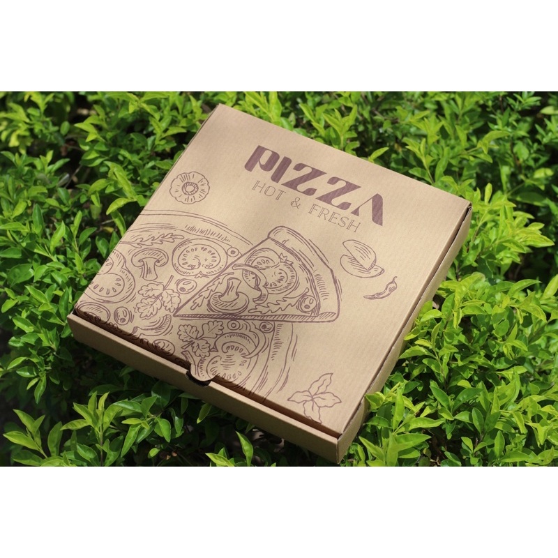 Combo 100 hộp Pizza size 22x22x4