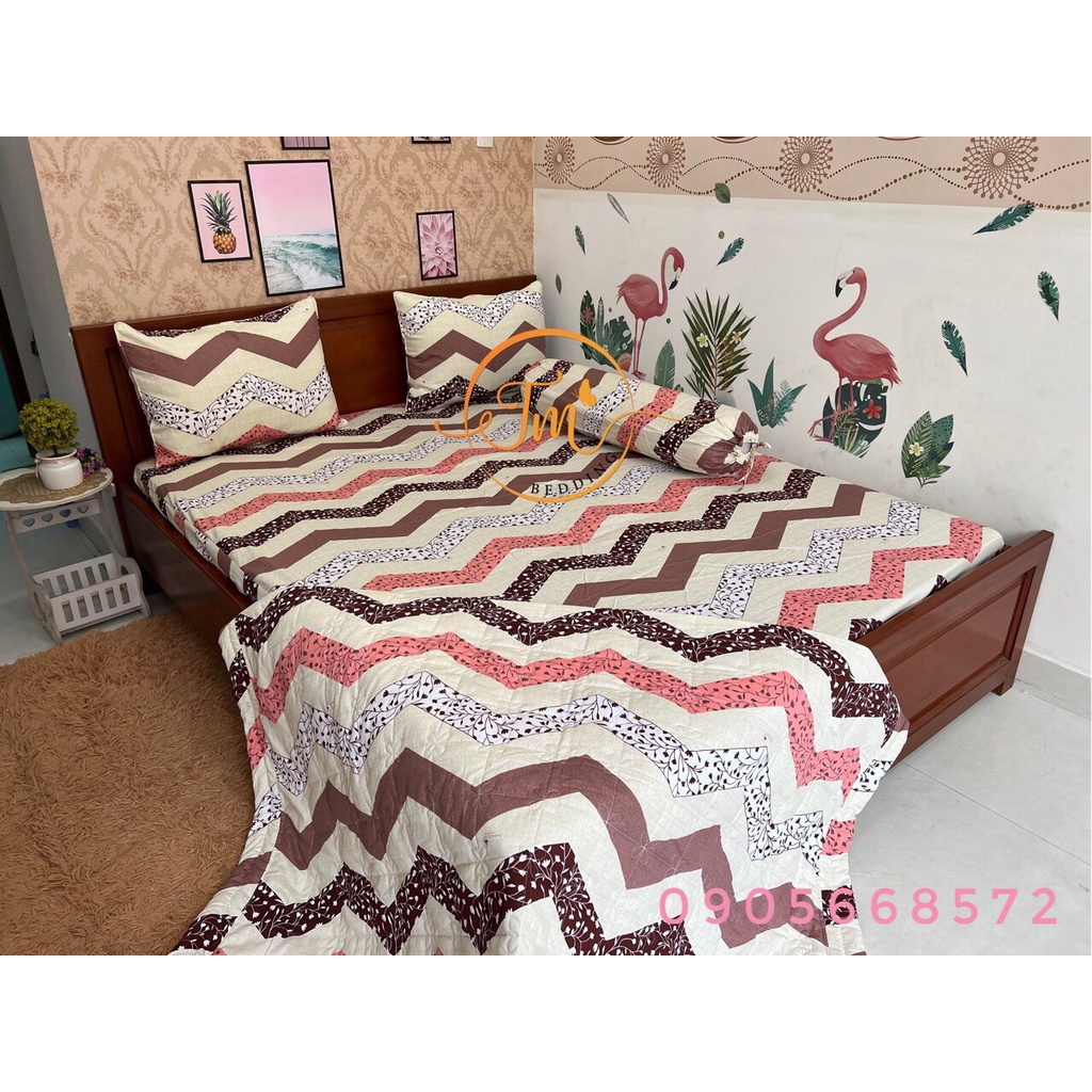 Bộ chăn ga gối vải Thắng Lợi 5 món co chăn chần gòn nhiều mẫu mới cập nhập liên tục | BigBuy360 - bigbuy360.vn