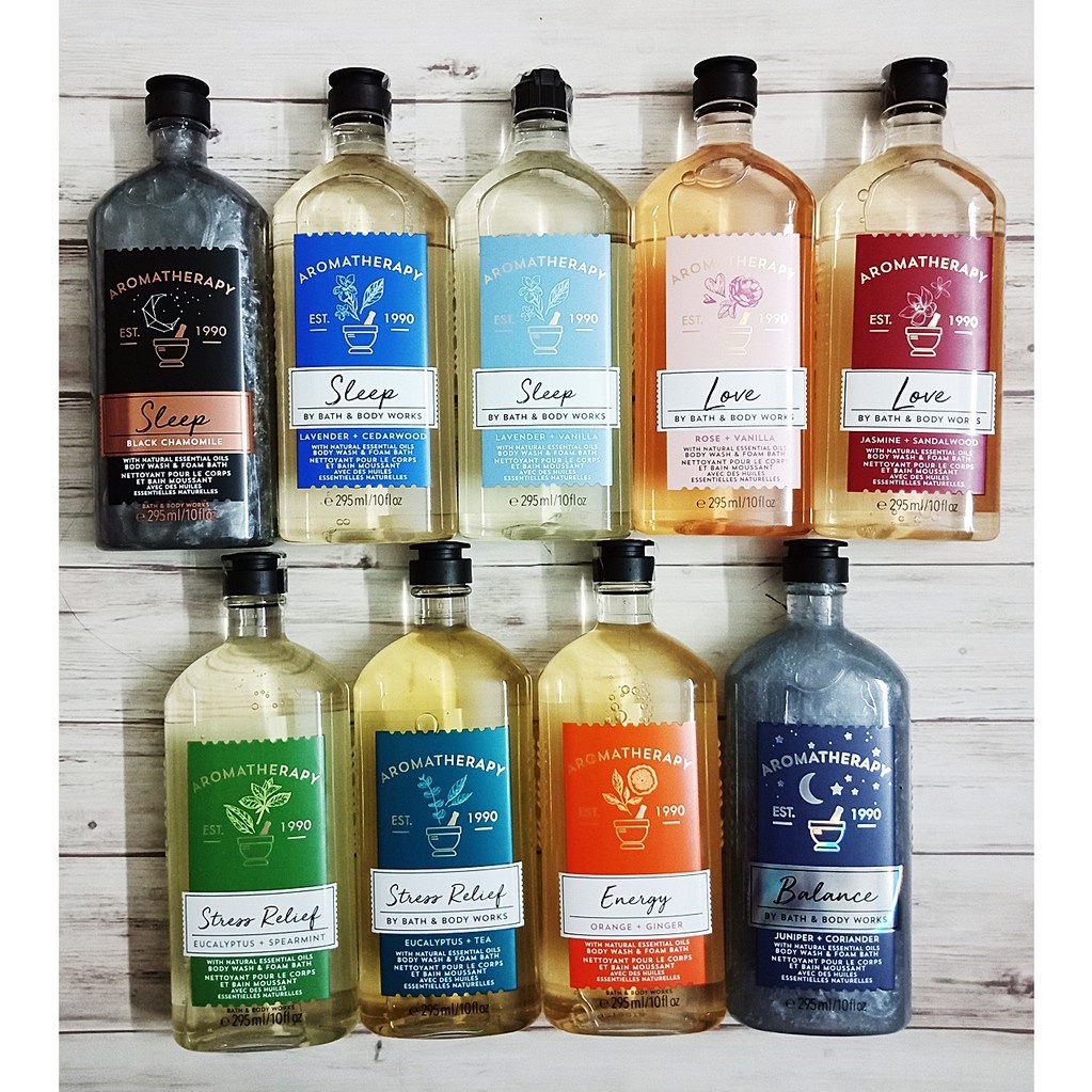 Gel Tắm Tạo Bọt Lưu Hương Bath & Body Works Aromatherapy-SỮA TẮM 3 IN 1 HAIR Dành Cho Nam