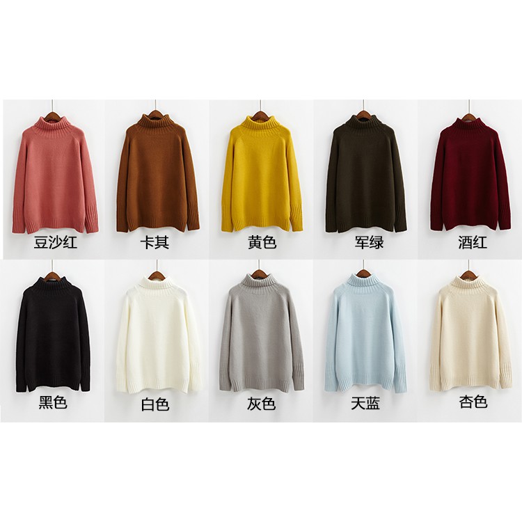 [Order] Áo len cổ lọ Hàn Quốc Ulzzang AL119 | BigBuy360 - bigbuy360.vn