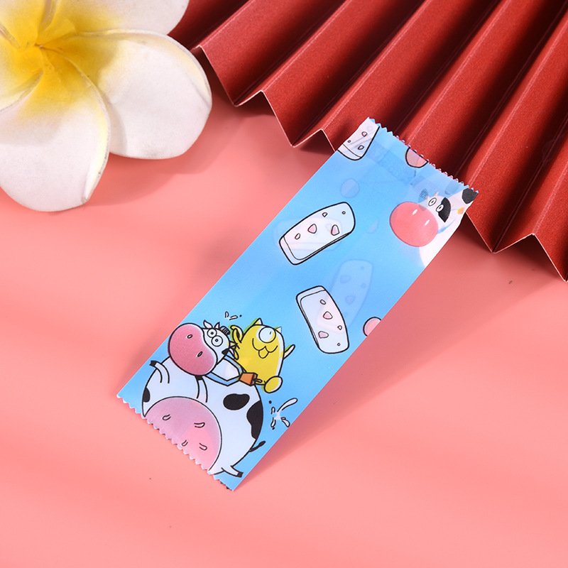 Túi đựng kẹo nougat, hàn nhiệt 4x9.5cm, nhiều hoạ tiết - VUA BAO BÌ