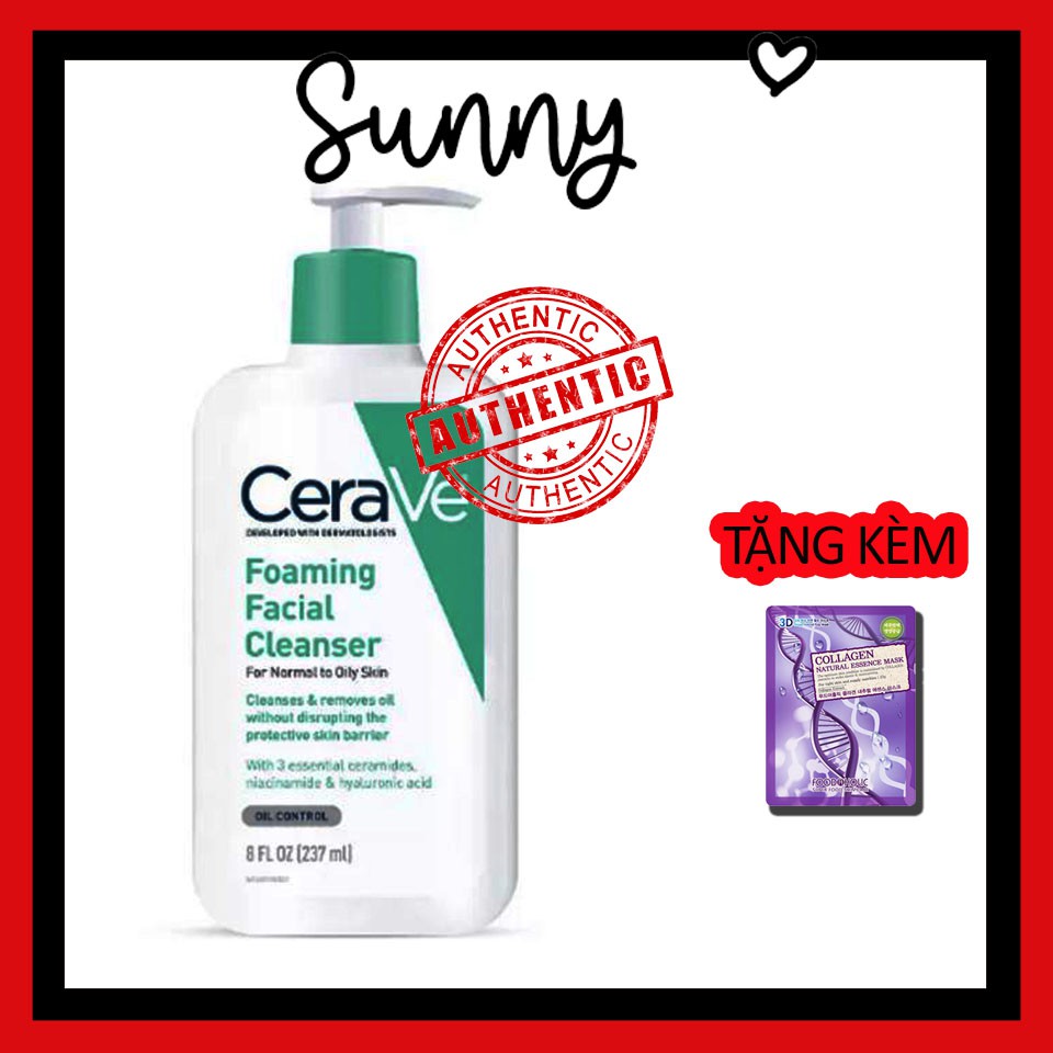 [FREESHIP - AUTH] SỮA RỬA MẶT CERAVE - CERAVE SỬA RỬA MẶT TỐT NHẤT HIỆN NAY