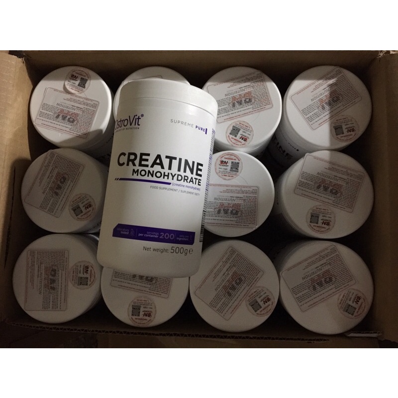 Thực Phẩm Bổ Sung Tăng Sức Mạnh OstroVit Creatine Monohydrate 500g
