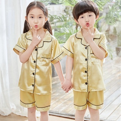 Bộ Pijama Phi Lụa Cho Bé (9-16kg) (SP001138 )