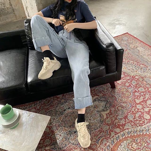 Quần jeans ngố