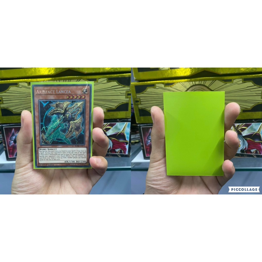 [ Dưa Hấu Yugioh ] Bọc thẻ bài Yugioh Size sleeve nhám dành cho Yugioh Vanguard nhiều màu sắc  - 60 cái - Bọc bài Yugioh