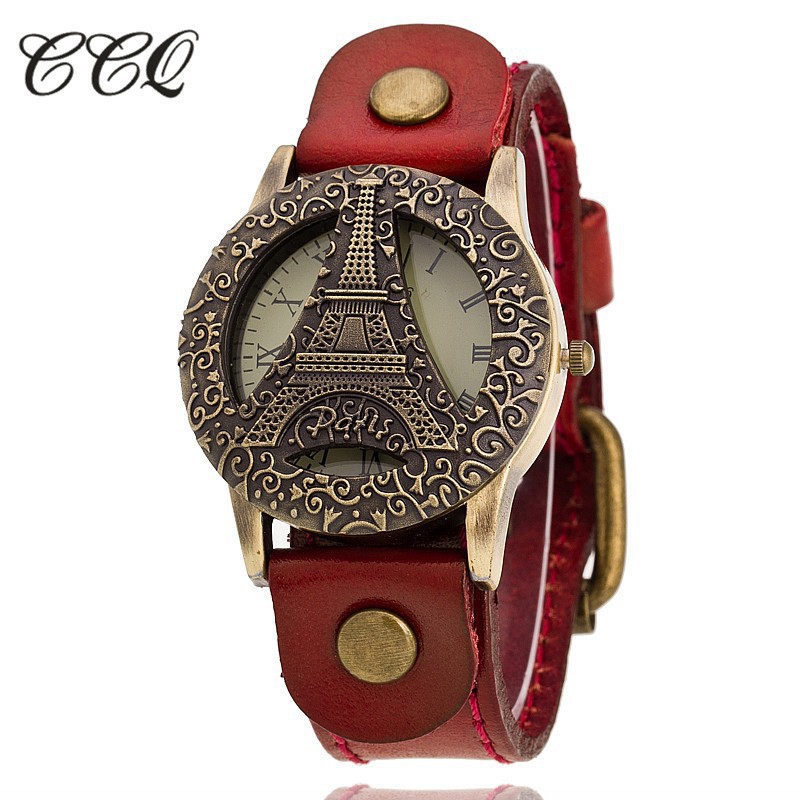 Đồng hồ thạch anh đeo tay dây da thời trang cho nữ | BigBuy360 - bigbuy360.vn
