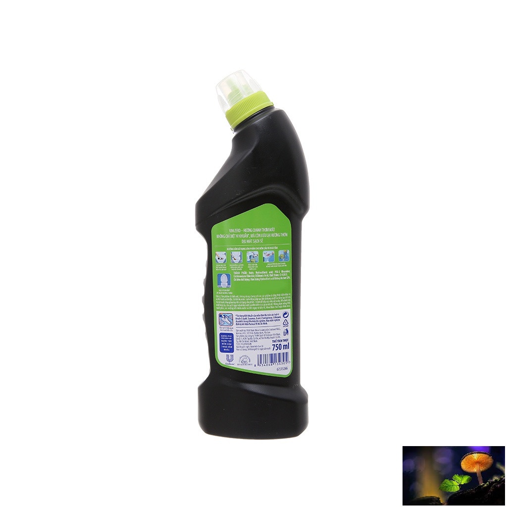Nước tẩy bồn cầu VIM Zero hương chanh chai 750ml