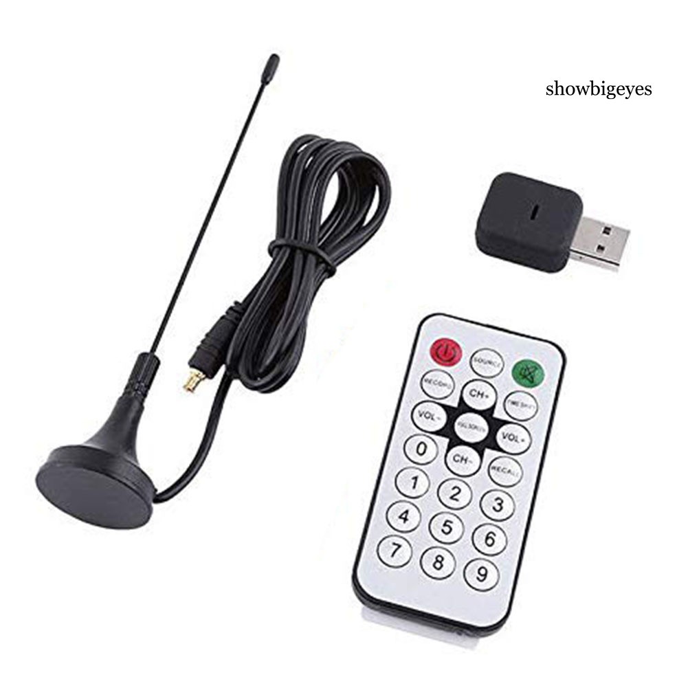 Bộ Thu Phát Tín Hiệu Kĩ Thuật Số Mini Usb 2.0 Dvb-T Sdr + Dab + Fm Kèm Phụ Kiện