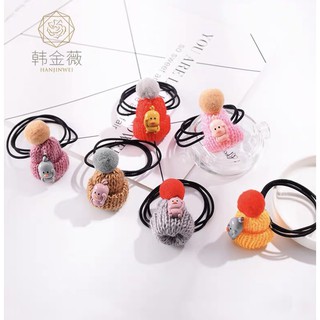 Dây Cột Tóc Mũ Len Siêu Xinh HOT TREND