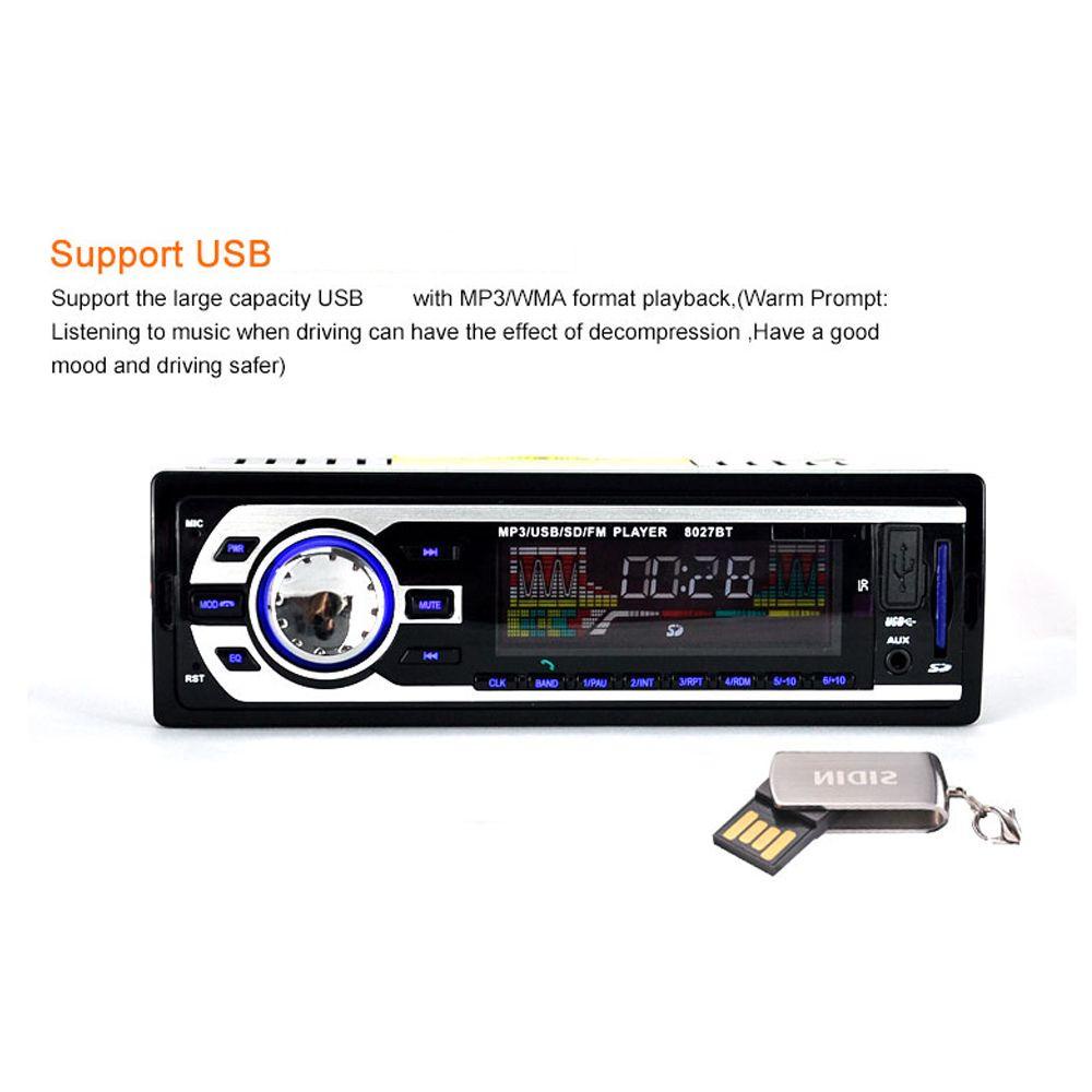 Máy Nghe Nhạc MP3 / FM / USB / AUX Rảnh Tay Tích Hợp Bảng Điều Khiển Dành Cho Ô Tô