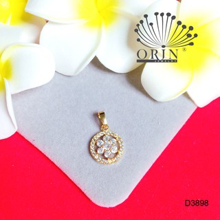 Mặt dây chuyền hình tròn hoa đá nhỏ thời trang Orin D3898 thời thượng