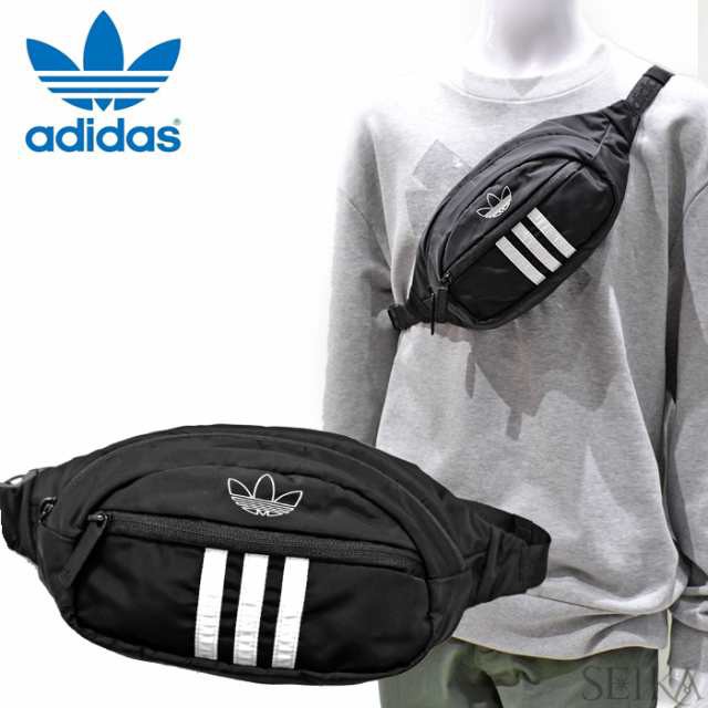 Túi Đeo Chéo Adidas Auth FREESHIP Adidas Waist Bag 3 Triples Black Hàng Chính Hãng - [CM3824]