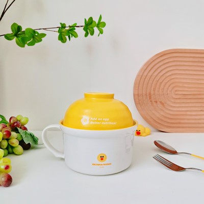 Bát ăn mì LINE FRIENDS Brown Sally Cony