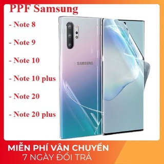 [Freeship] PPF samsung note 8 , note 9 , note 10 , note 10 plus , note 20 , note 20 ultra chống trầy xước màn hình